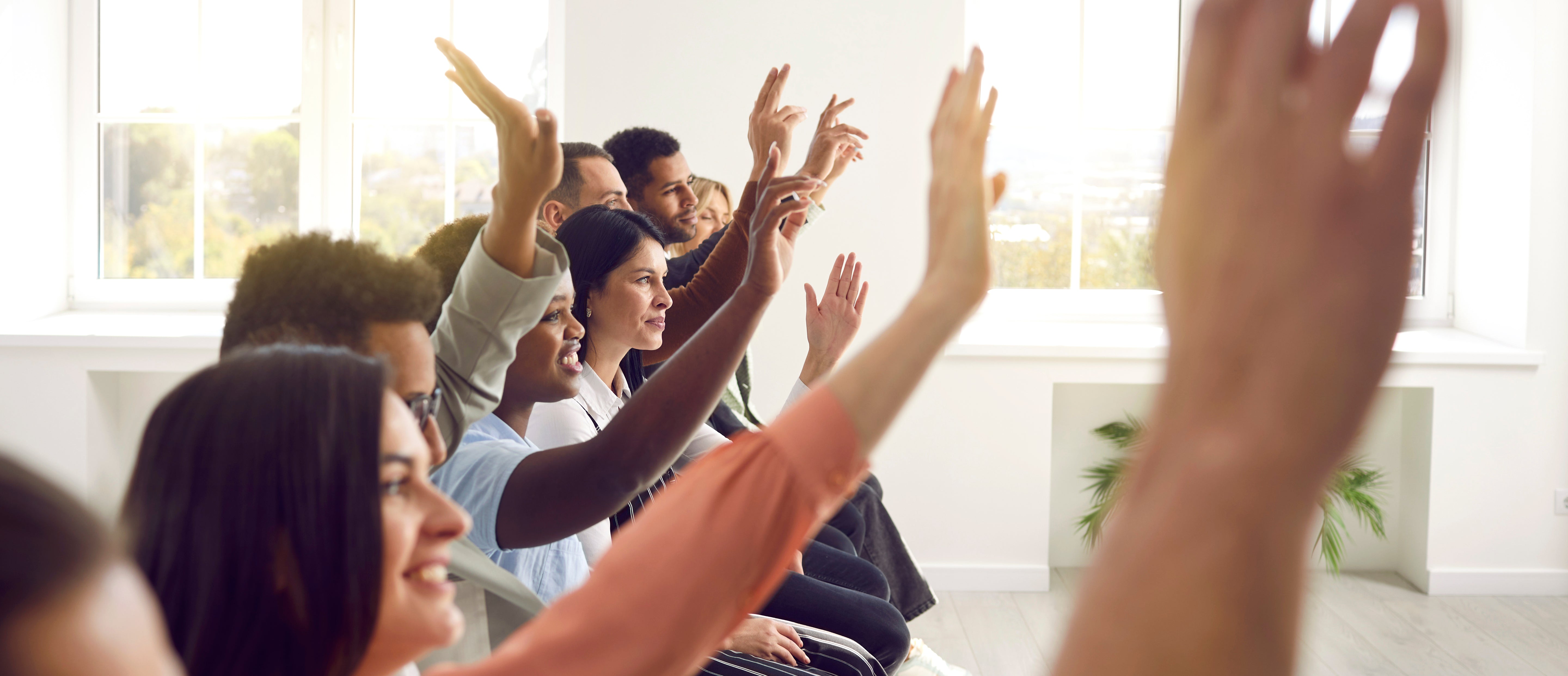 Hand up for volunteering