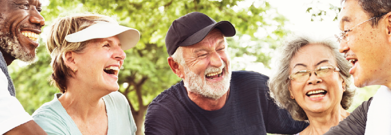 Older adults connecting together